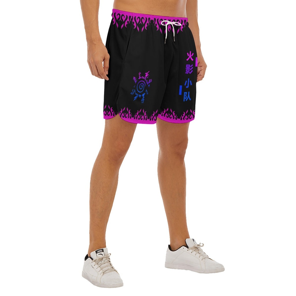 Naruto Seal Shorts - Athletic Fit | Apalox