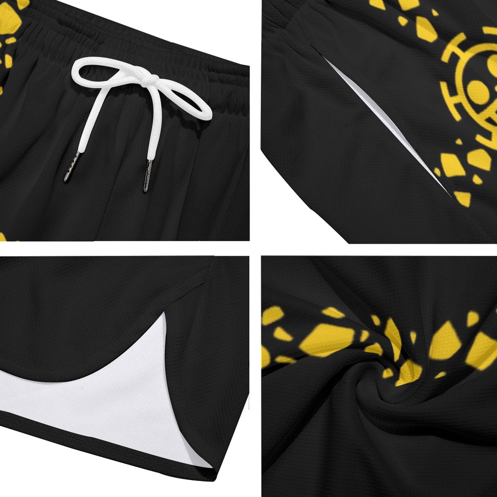 One Piece Law Shorts - Athletic Shorts | Apalox