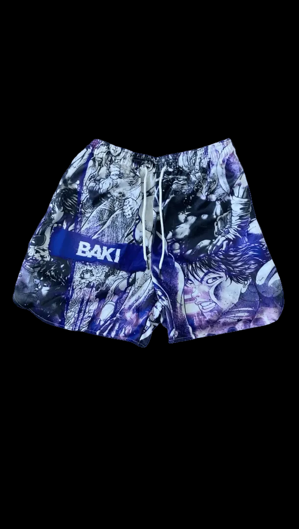 Baki Hanma Shorts – Anime Streetwear | Apalox